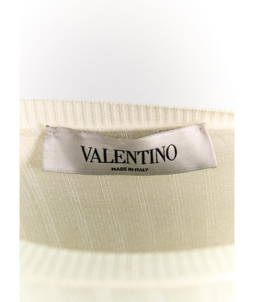 VALENTINO Бежевый вискозный джемпер / свитер, фото 3