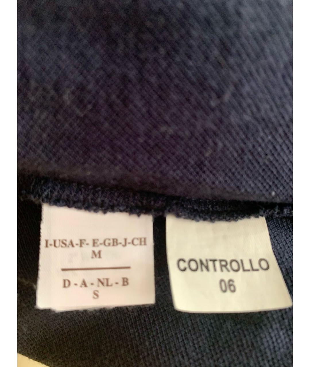 BRUNELLO CUCINELLI Темно-синяя шелковая блузы, фото 6