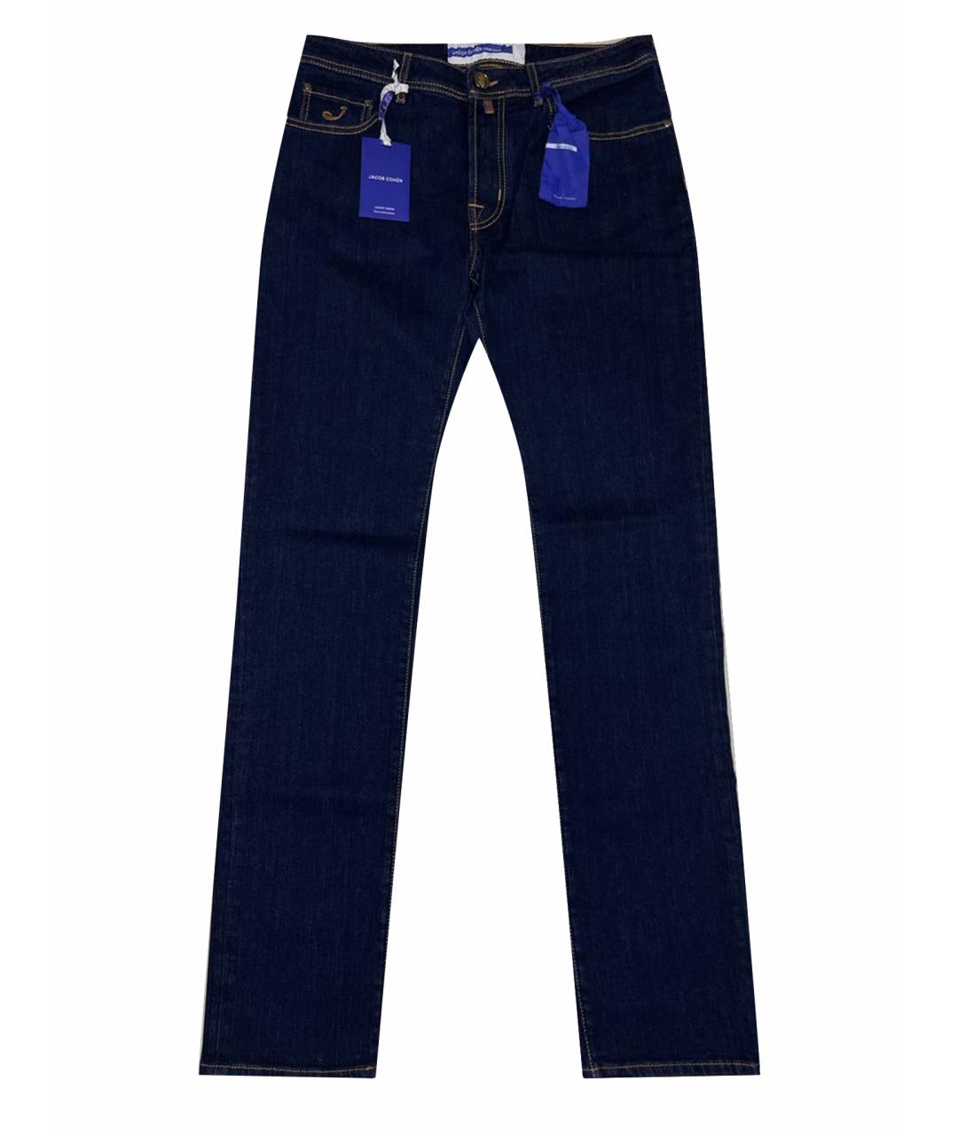 JACOB COHEN Синие хлопковые джинсы, фото 1