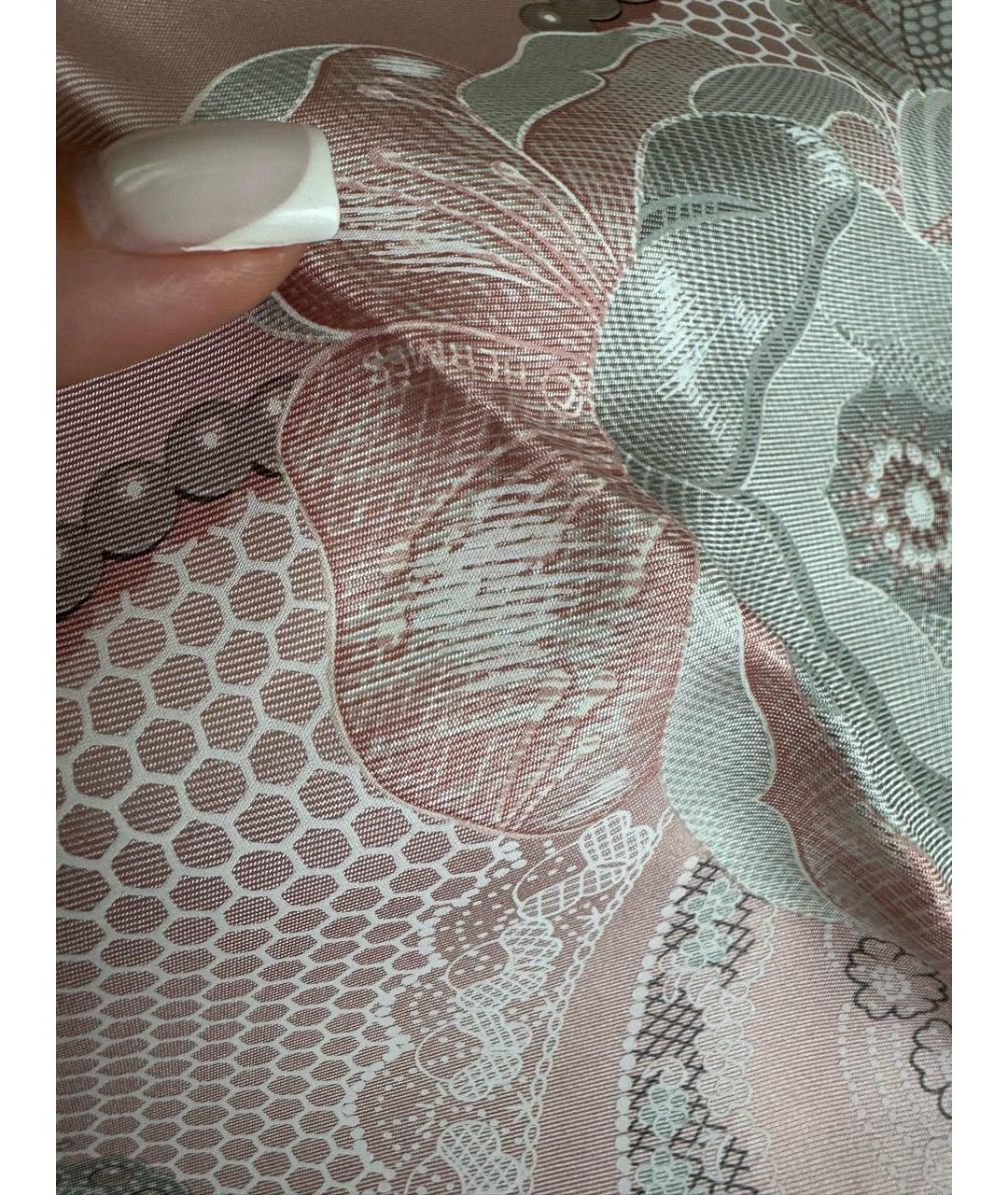 HERMES PRE-OWNED Розовый шелковый платок, фото 4