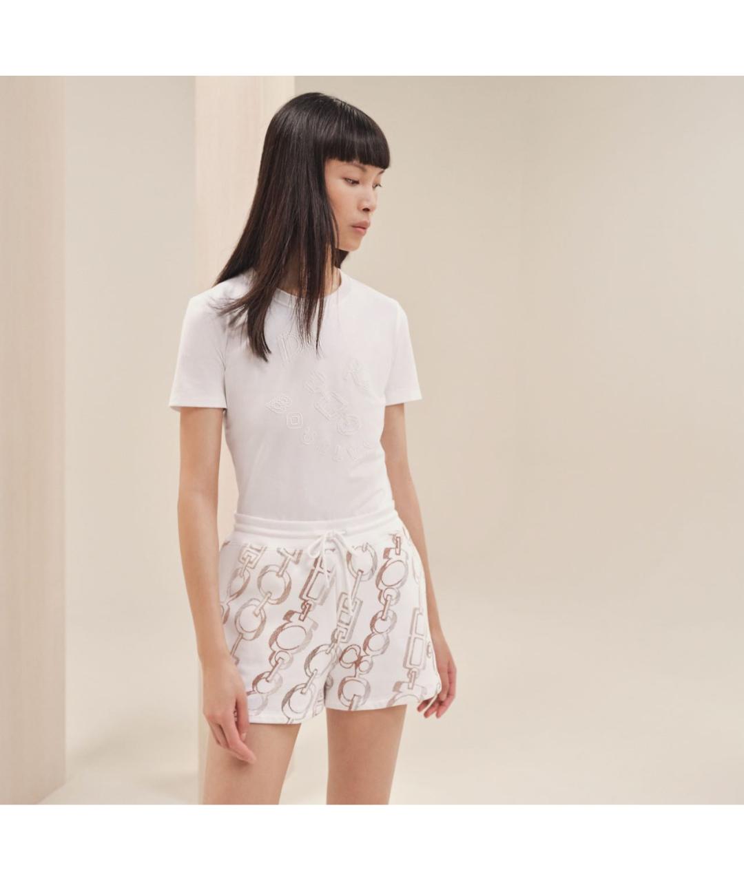 HERMES Хлопковая футболка, фото 4