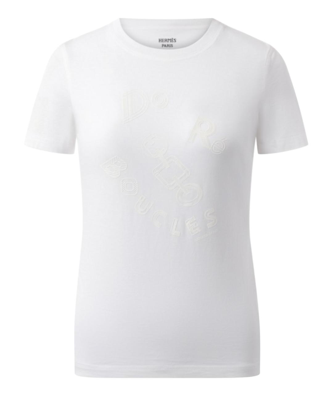 HERMES Хлопковая футболка, фото 1