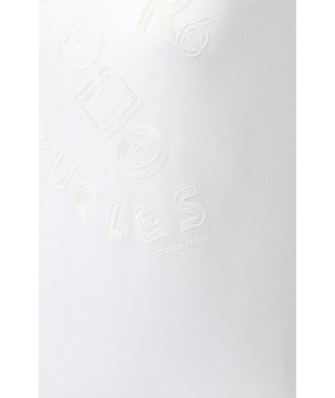HERMES Хлопковая футболка, фото 6