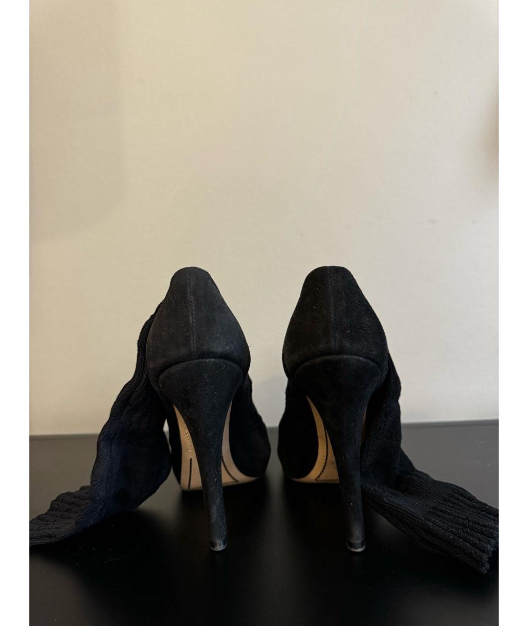 ERMANNO SCERVINO Черные замшевые туфли, фото 4