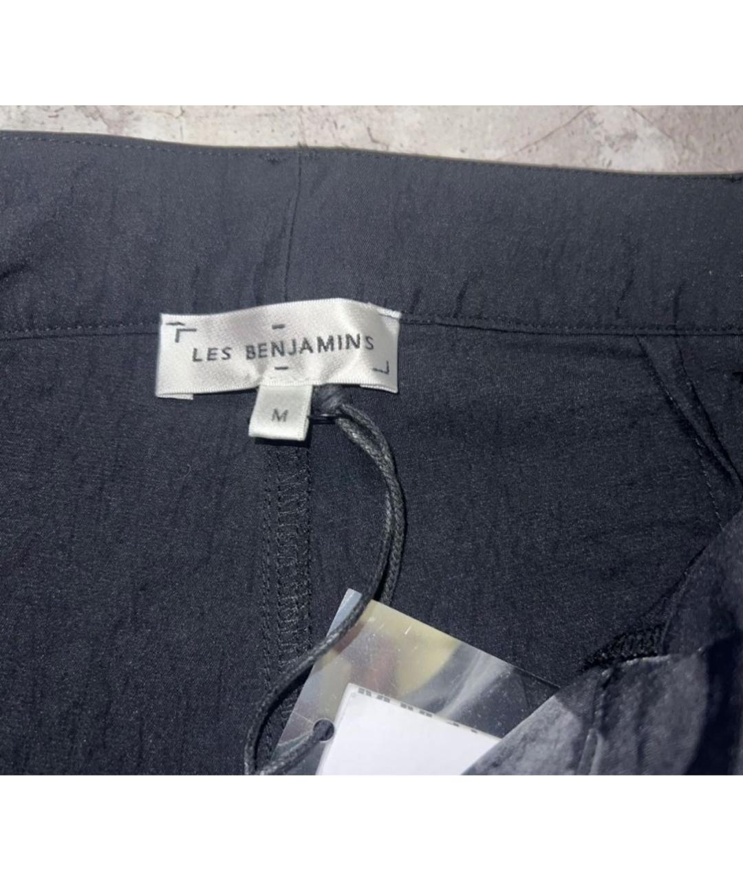 LES BENJAMINS Черные полиамидовые шорты, фото 3