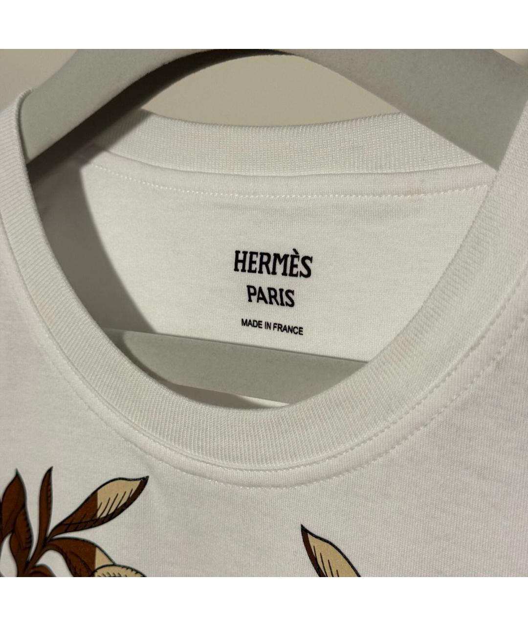 HERMES PRE-OWNED Хлопковая футболка, фото 3
