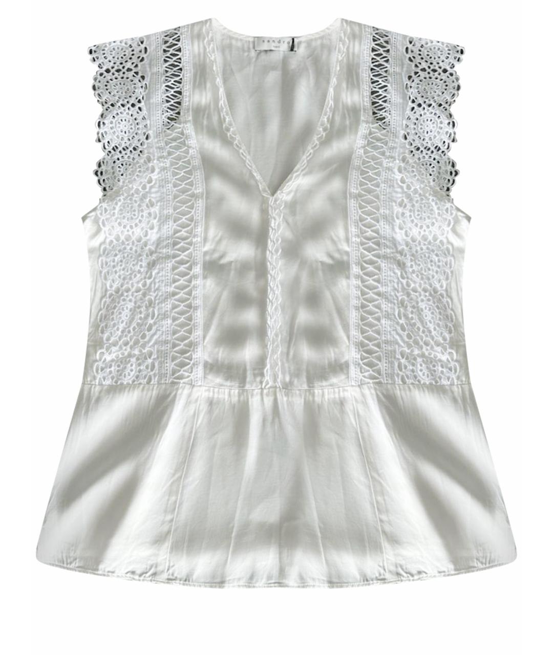 SANDRO Белая блузы, фото 1