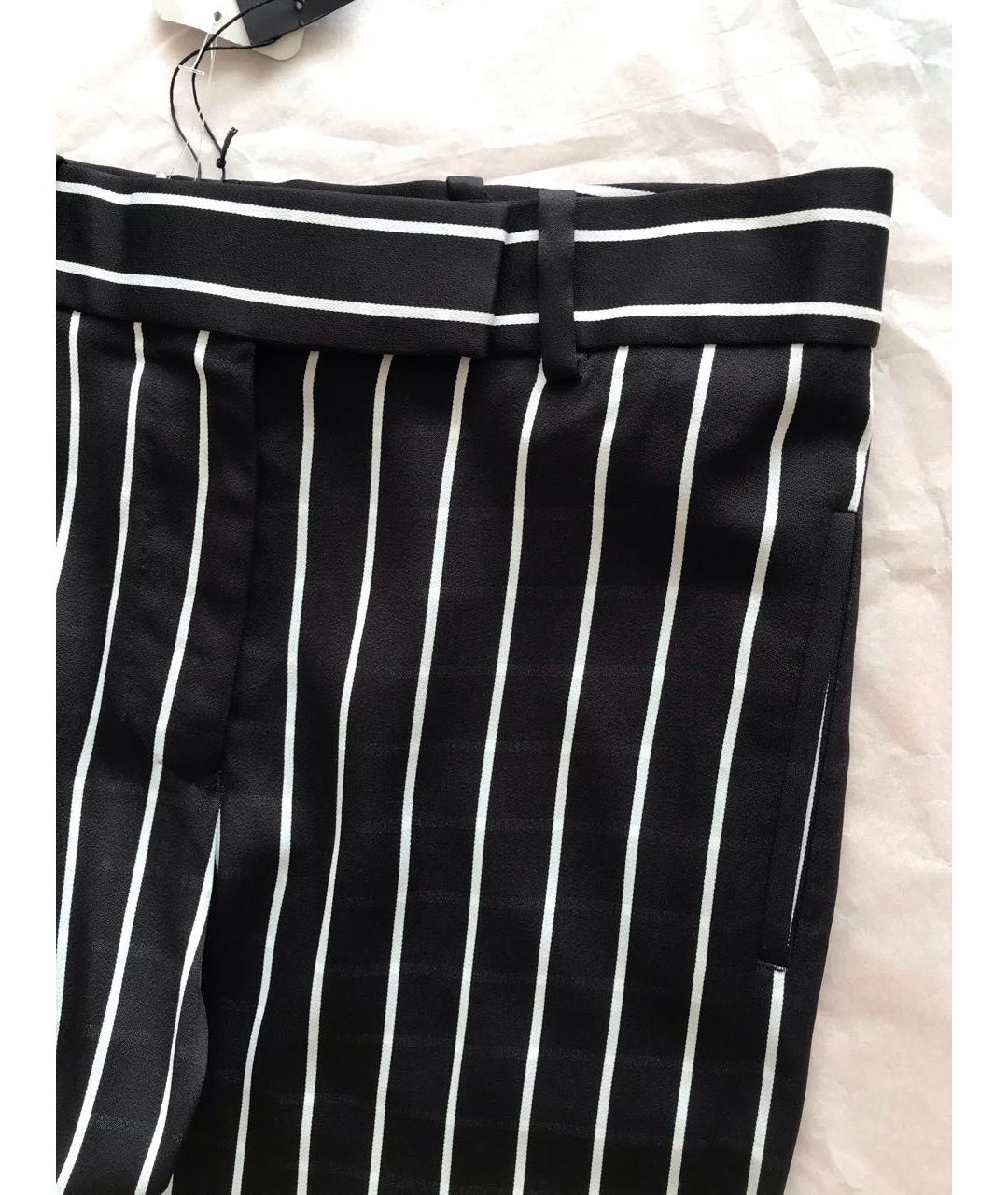 HAIDER ACKERMANN Черные вискозные прямые брюки, фото 4