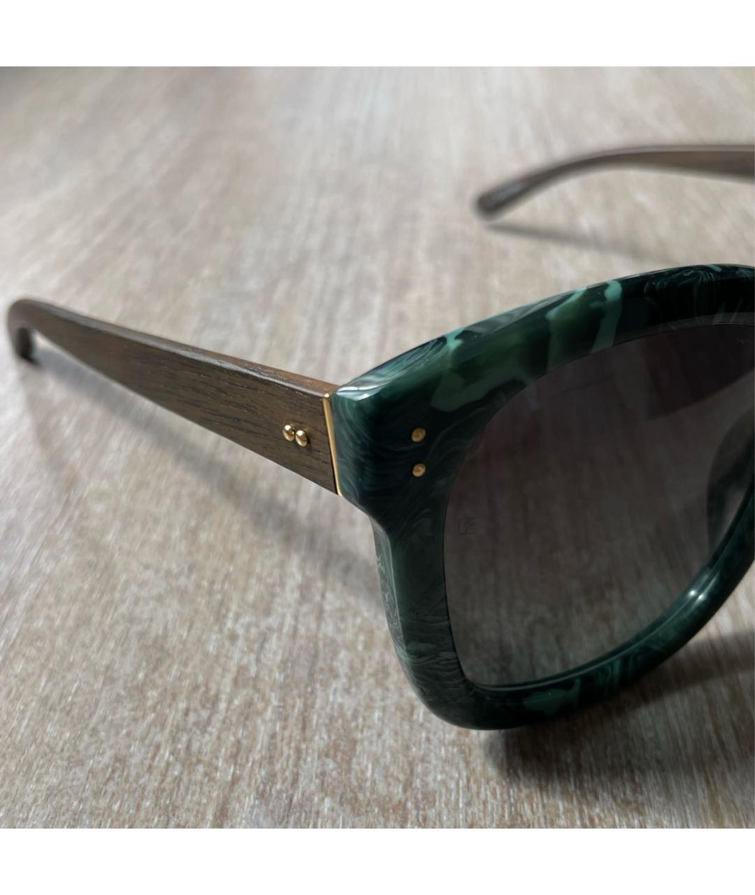 LINDA FARROW Мульти пластиковые солнцезащитные очки, фото 3