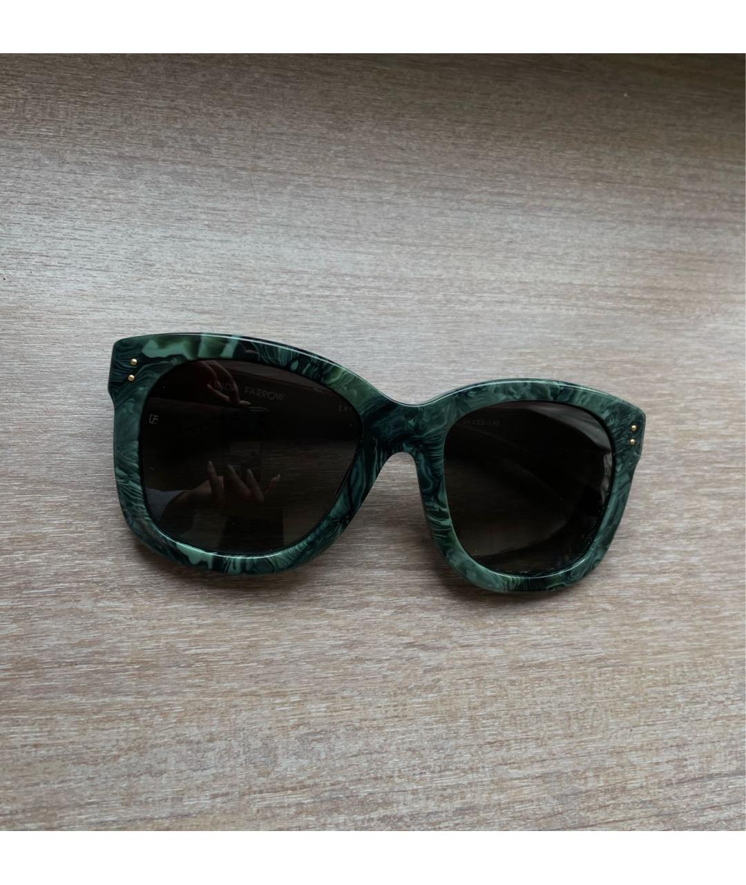 LINDA FARROW Мульти пластиковые солнцезащитные очки, фото 7