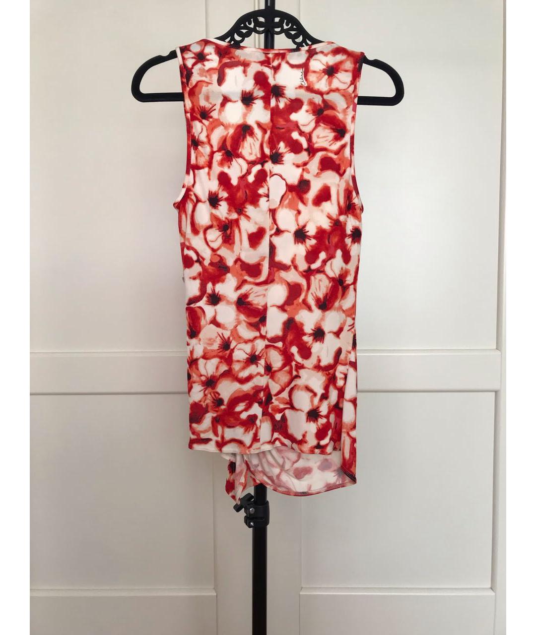 CELINE PRE-OWNED Красная вискозная блузы, фото 2