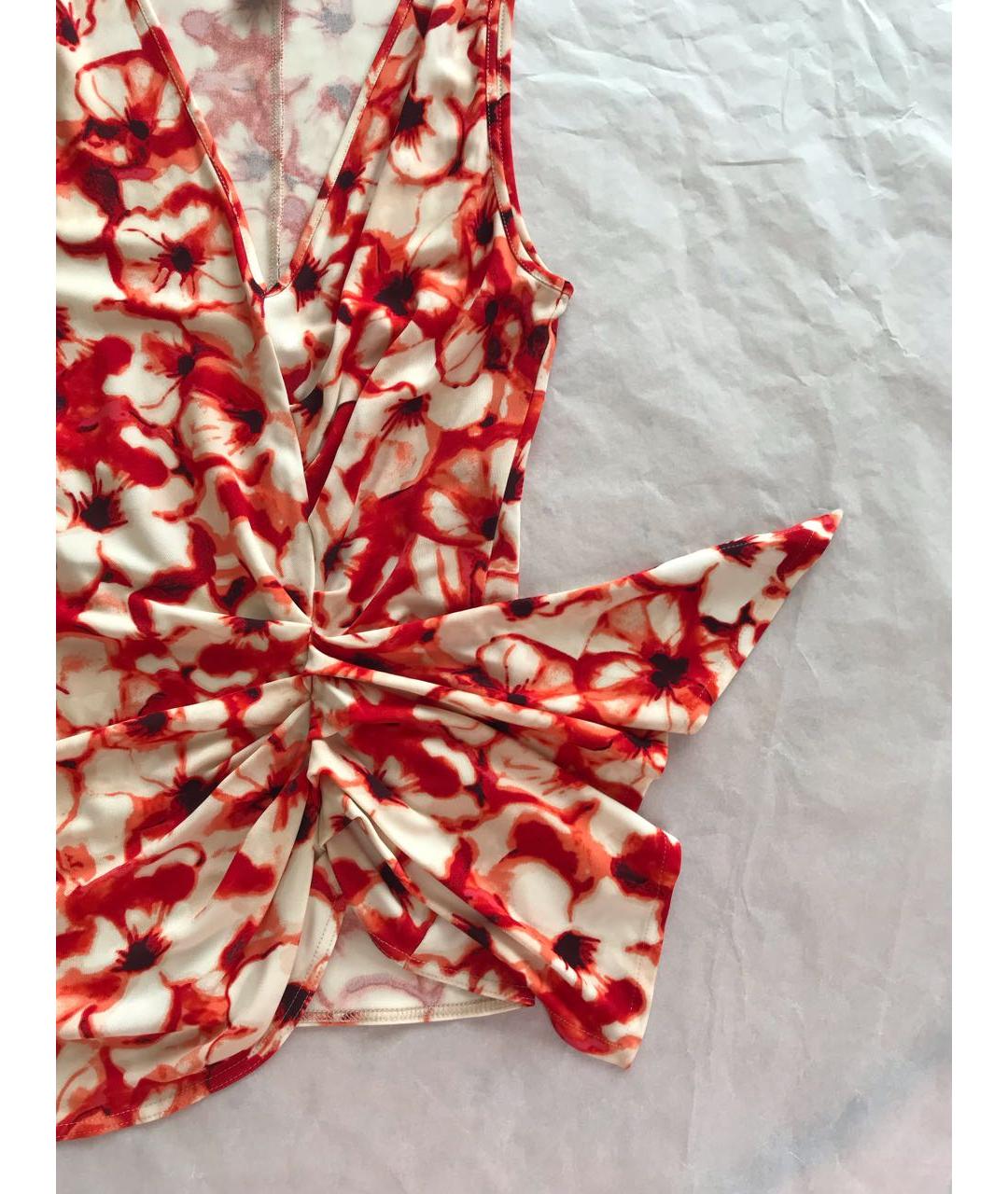 CELINE PRE-OWNED Красная вискозная блузы, фото 4