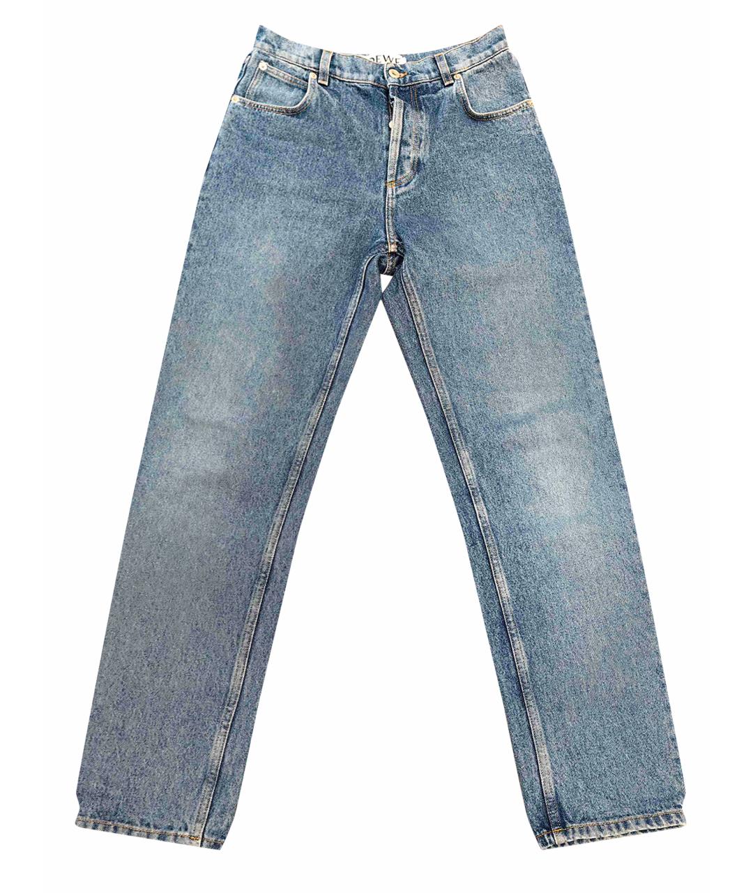 LOEWE Голубые прямые джинсы, фото 1