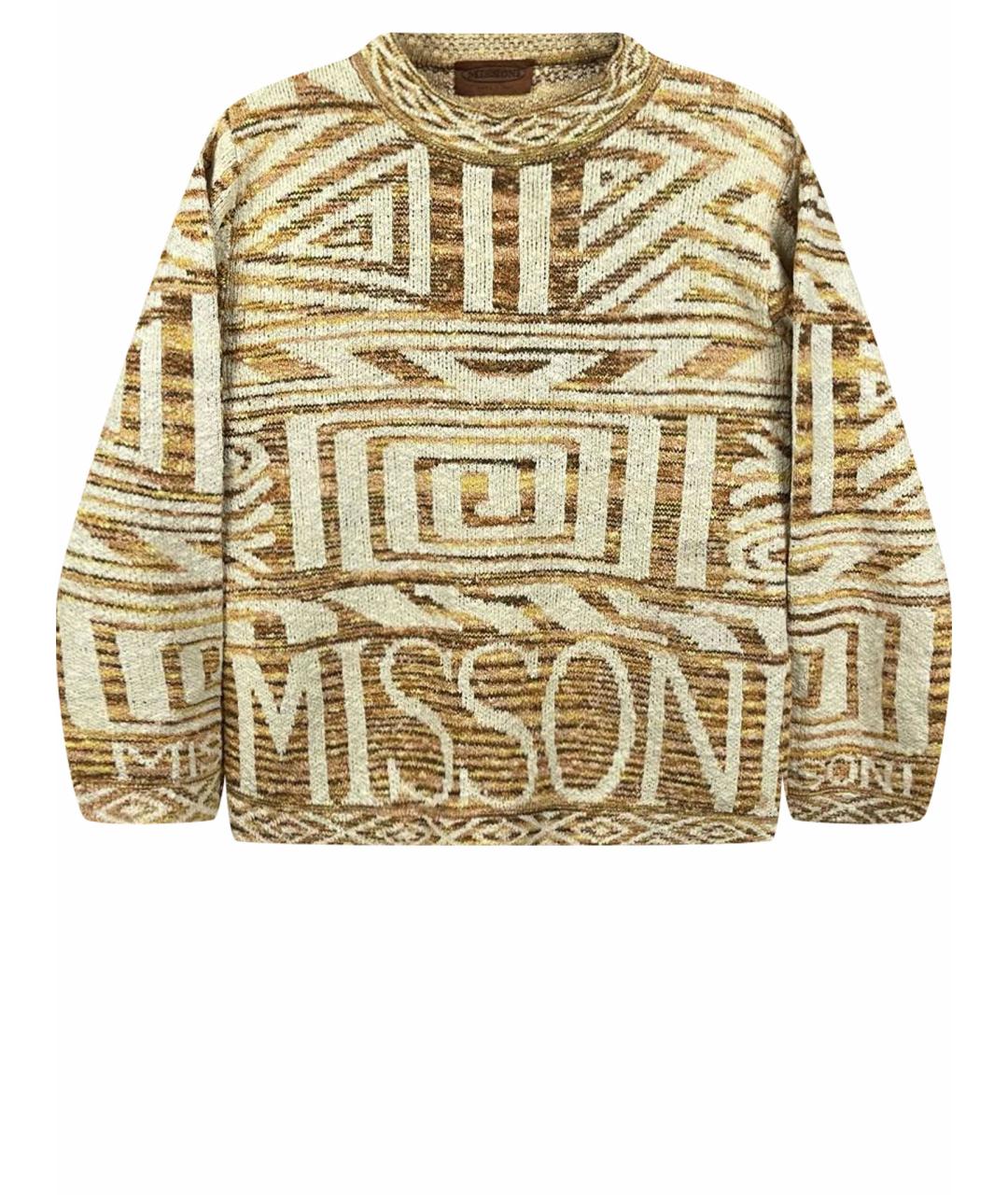 MISSONI Мульти хлопко-эластановый джемпер / свитер, фото 1