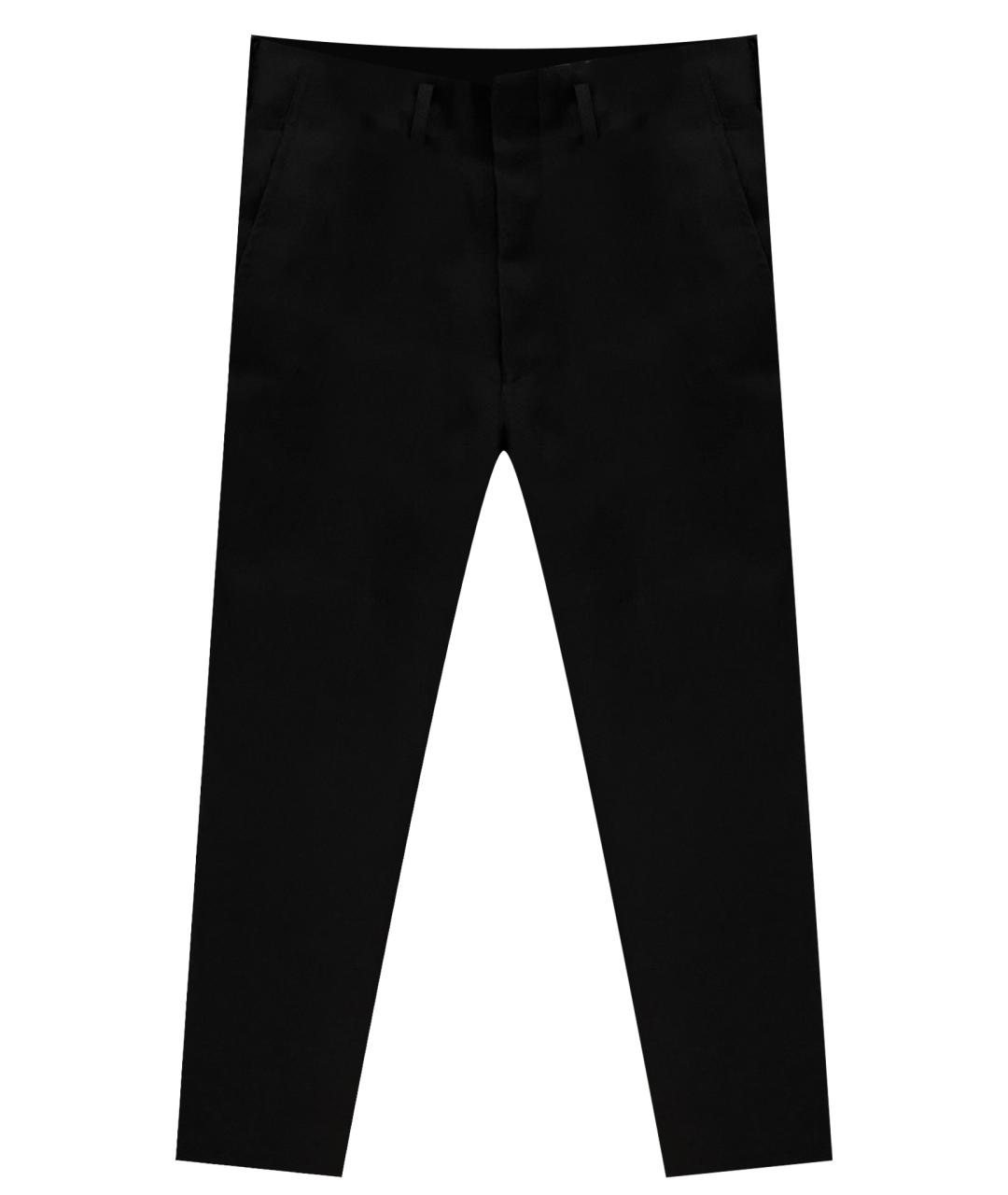 COMME DES GARÇONS Черные полиэстеровые брюки узкие, фото 1