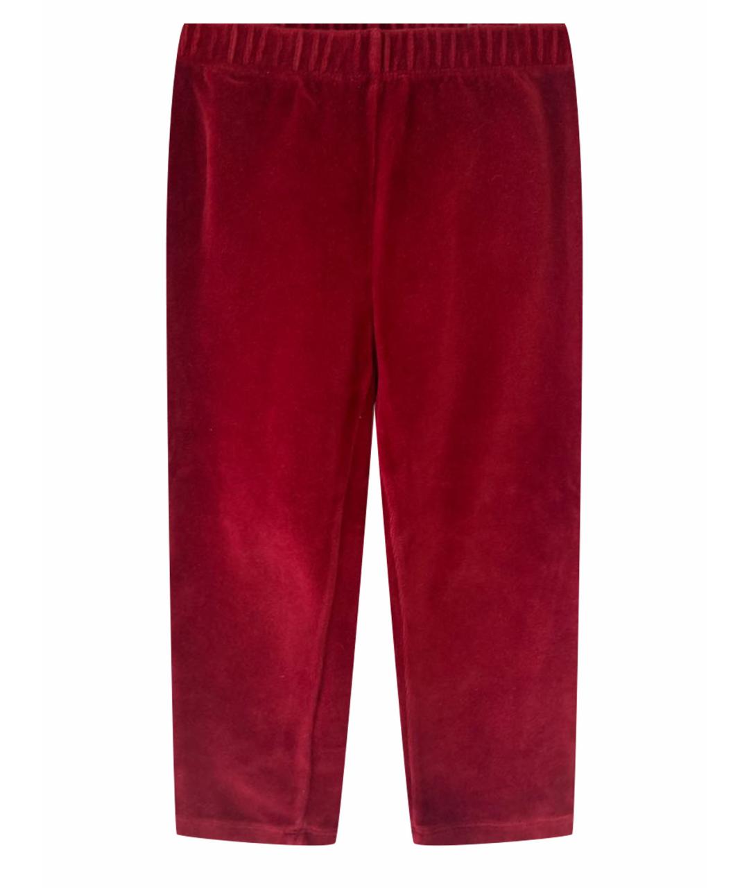 LAPIN HOUSE Бордовые хлопковые брюки и шорты, фото 1