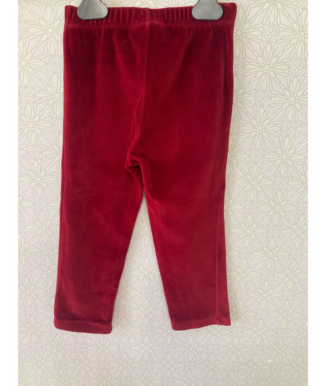 LAPIN HOUSE Бордовые хлопковые брюки и шорты, фото 2