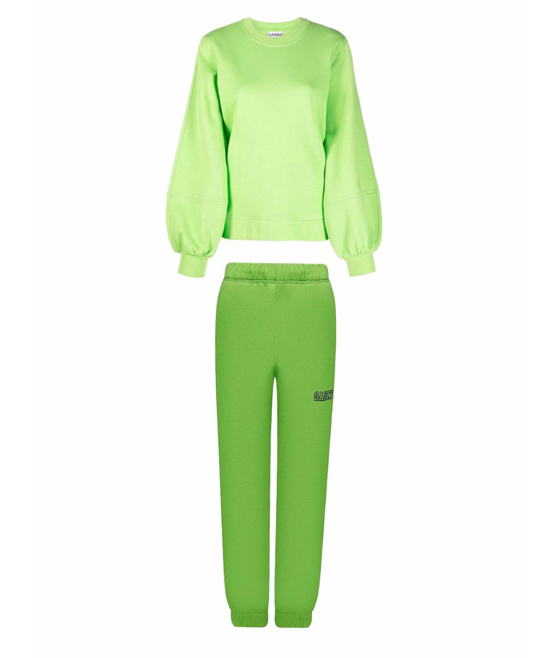 GANNI Зеленый спортивные костюмы, фото 1