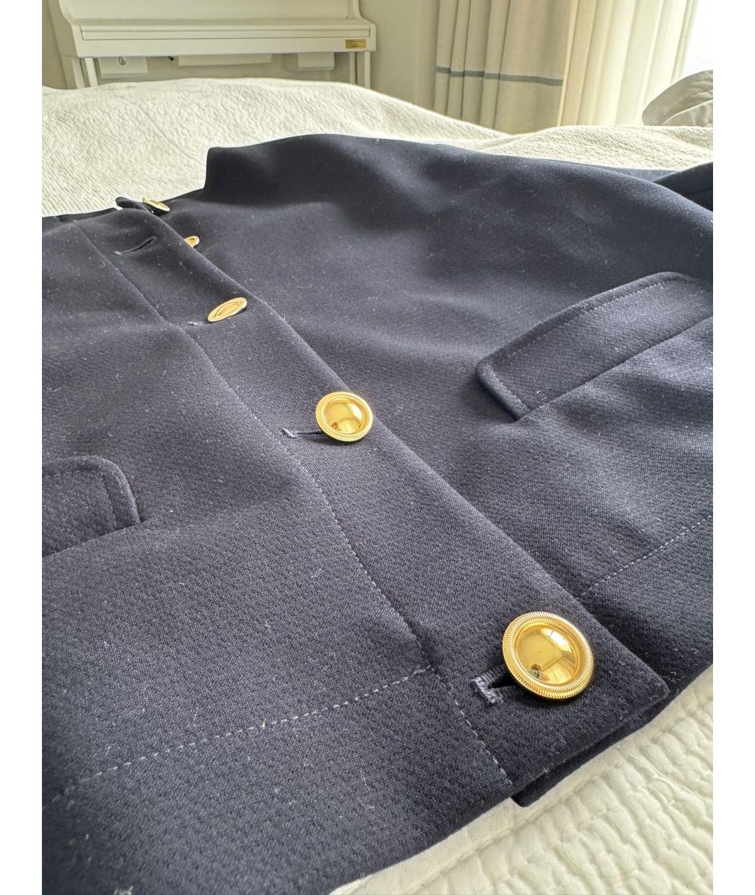12 STOREEZ Темно-синий полиэстеровый жакет/пиджак, фото 4