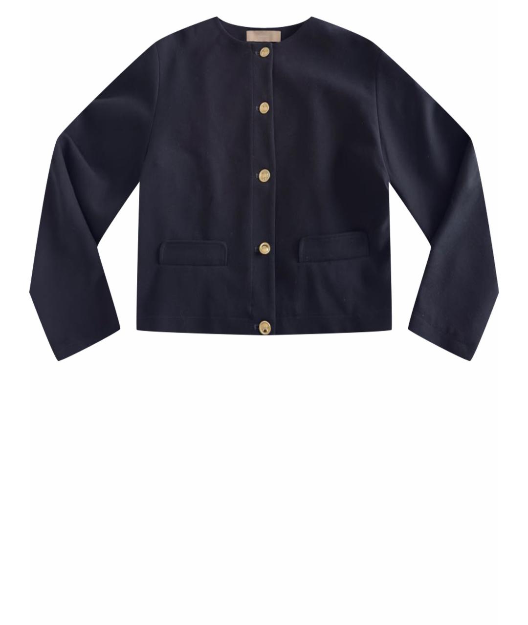 12 STOREEZ Темно-синий полиэстеровый жакет/пиджак, фото 1