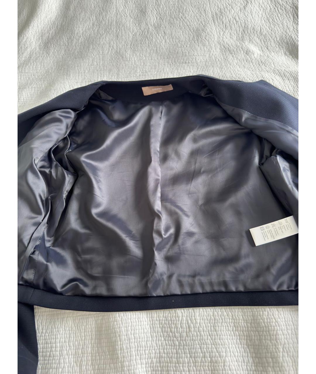12 STOREEZ Темно-синий полиэстеровый жакет/пиджак, фото 5