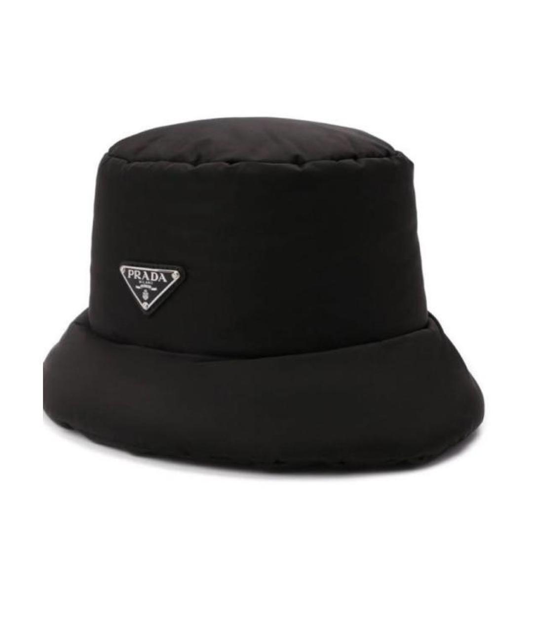 PRADA Черная синтетическая шляпа, фото 1