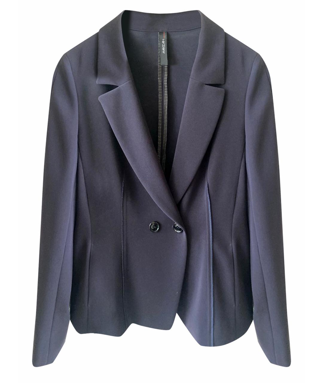 MARC CAIN Темно-синий полиэстеровый жакет/пиджак, фото 1