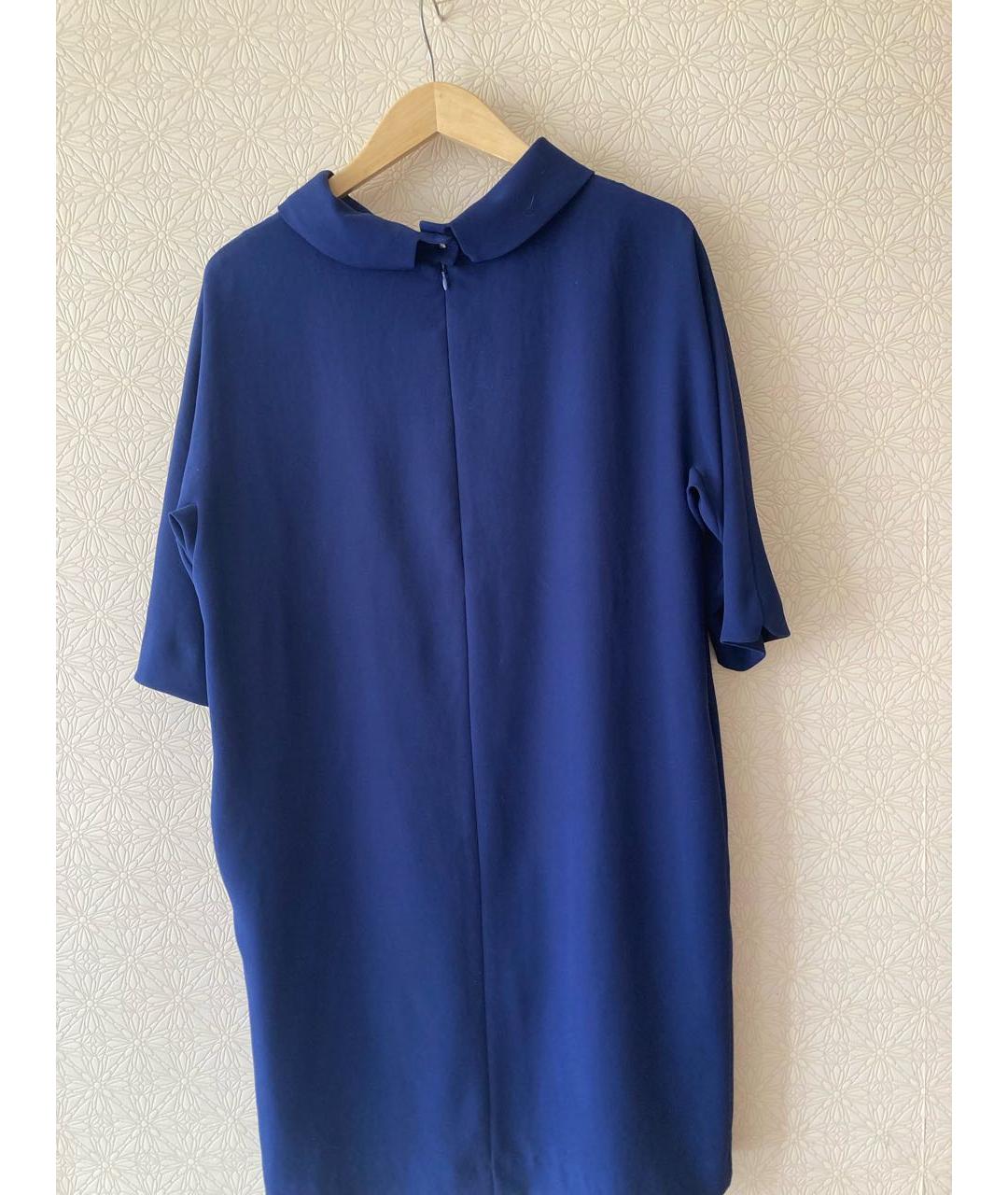 MARC CAIN Темно-синее полиэстеровое повседневное платье, фото 2