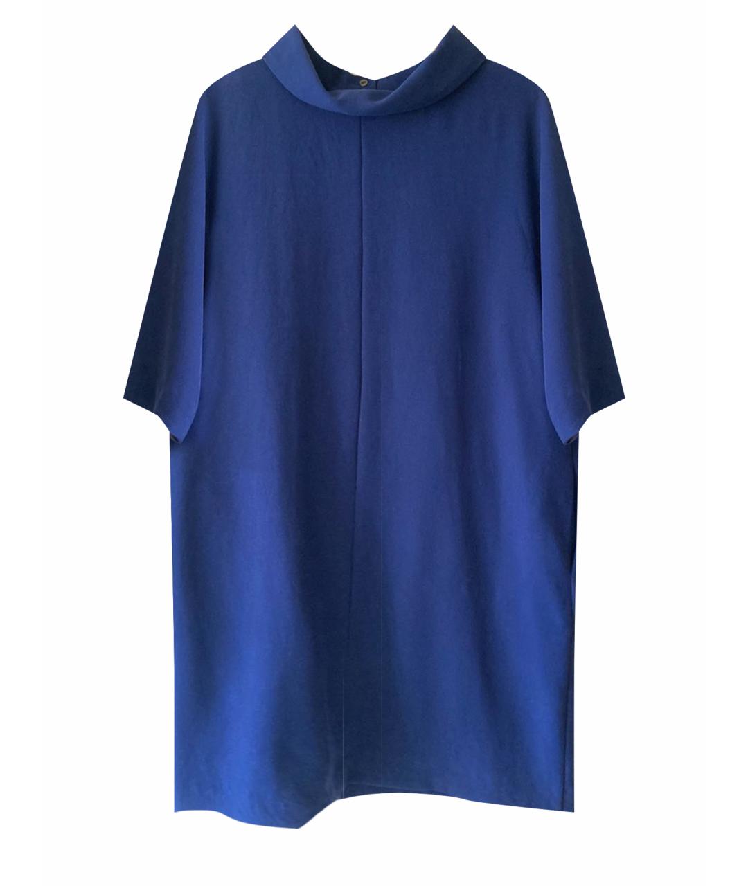 MARC CAIN Темно-синее полиэстеровое повседневное платье, фото 1