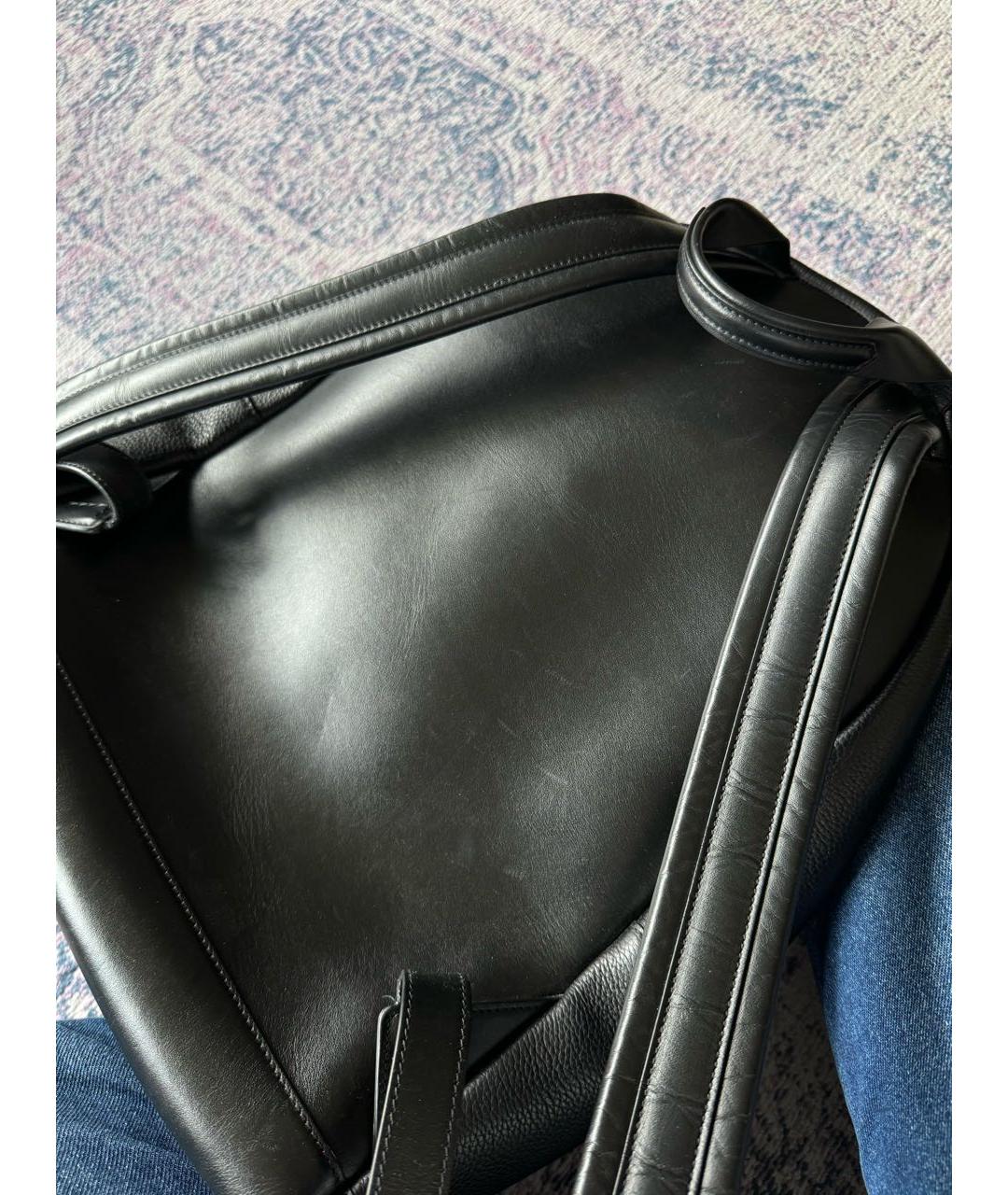 TOM FORD Черный кожаный рюкзак, фото 5
