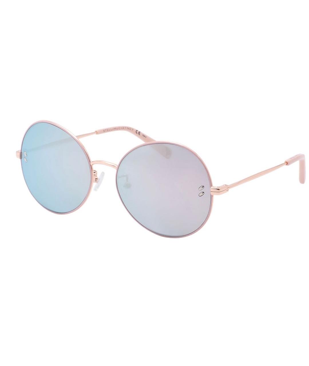 STELLA MCCARTNEY Розовые металлические солнцезащитные очки, фото 1