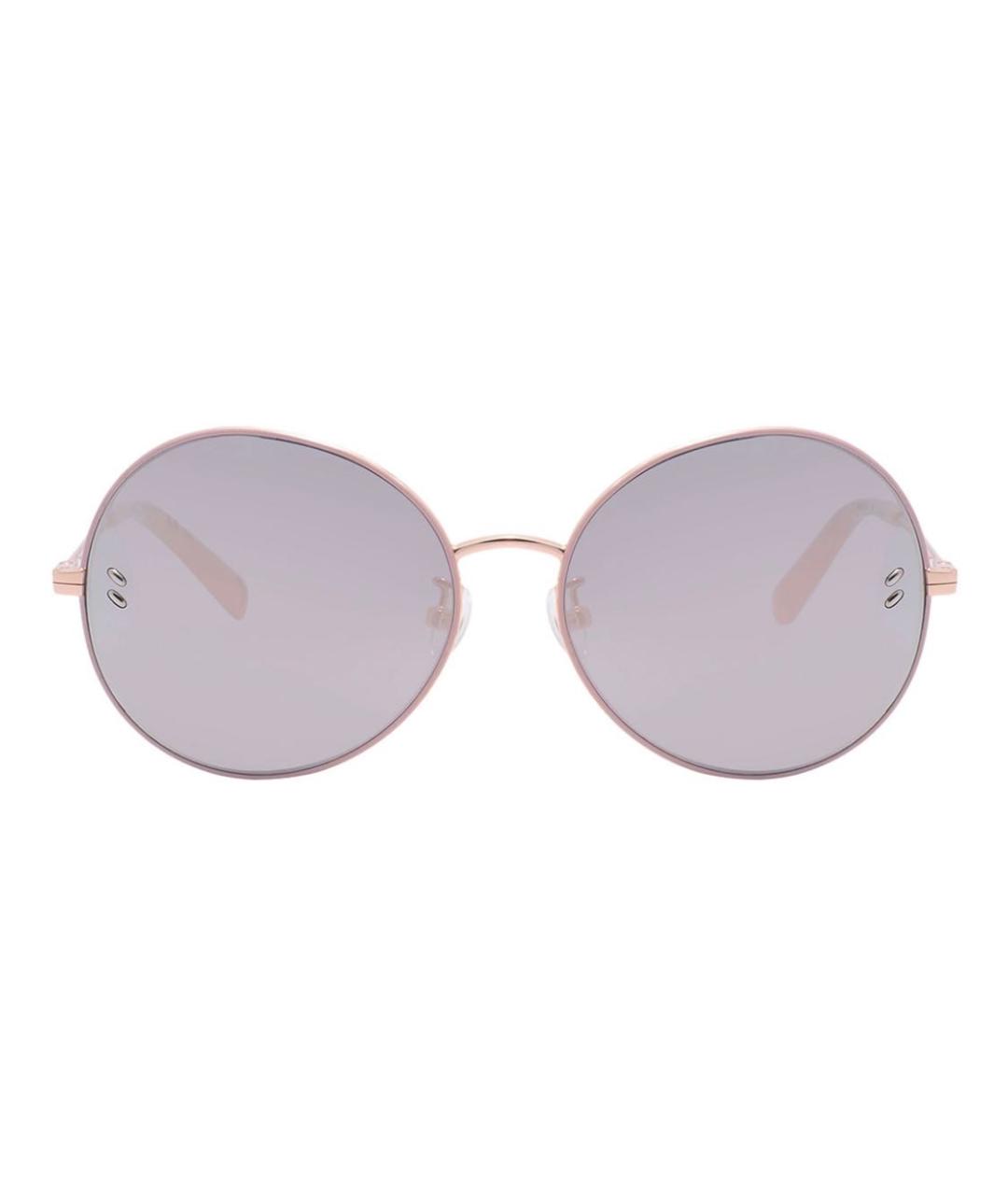 STELLA MCCARTNEY Розовые металлические солнцезащитные очки, фото 2