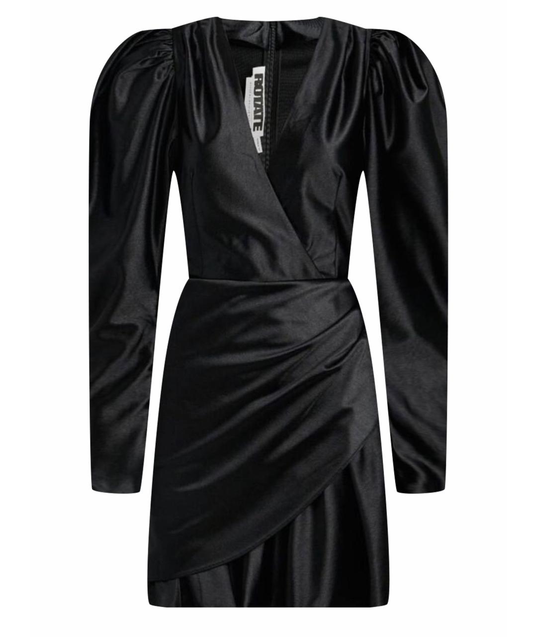 ROTATE Черное коктейльное платье, фото 1