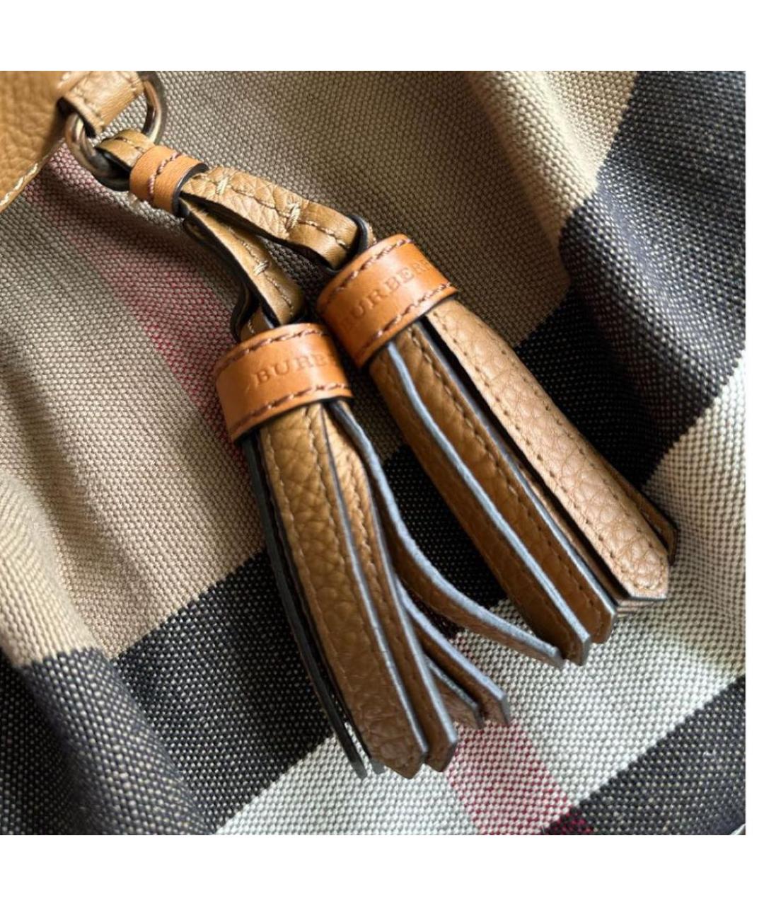 BURBERRY Мульти кожаная сумка с короткими ручками, фото 3