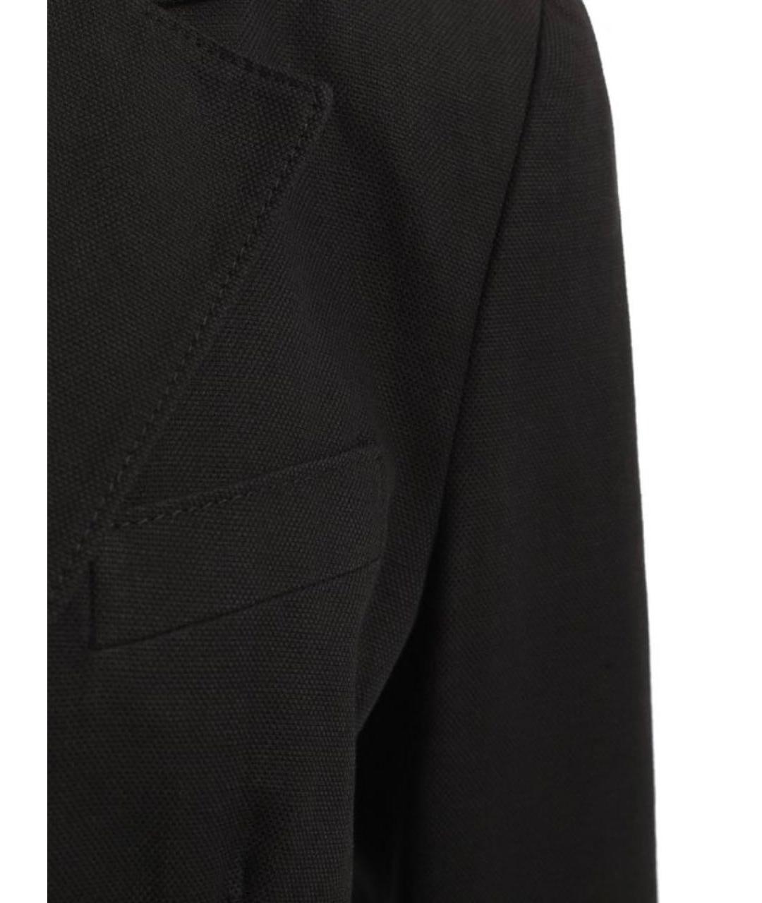 DOLCE&GABBANA Черный хлопковый жакет/пиджак, фото 3