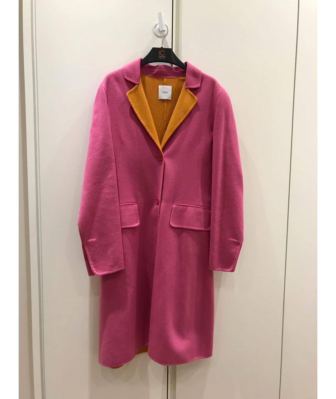 AGNONA Розовое кашемировое пальто, фото 7