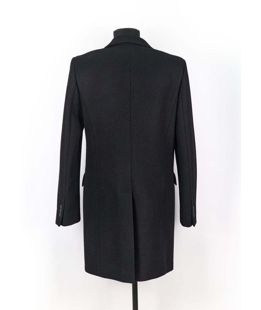 BALENCIAGA Черное шерстяное пальто, фото 2
