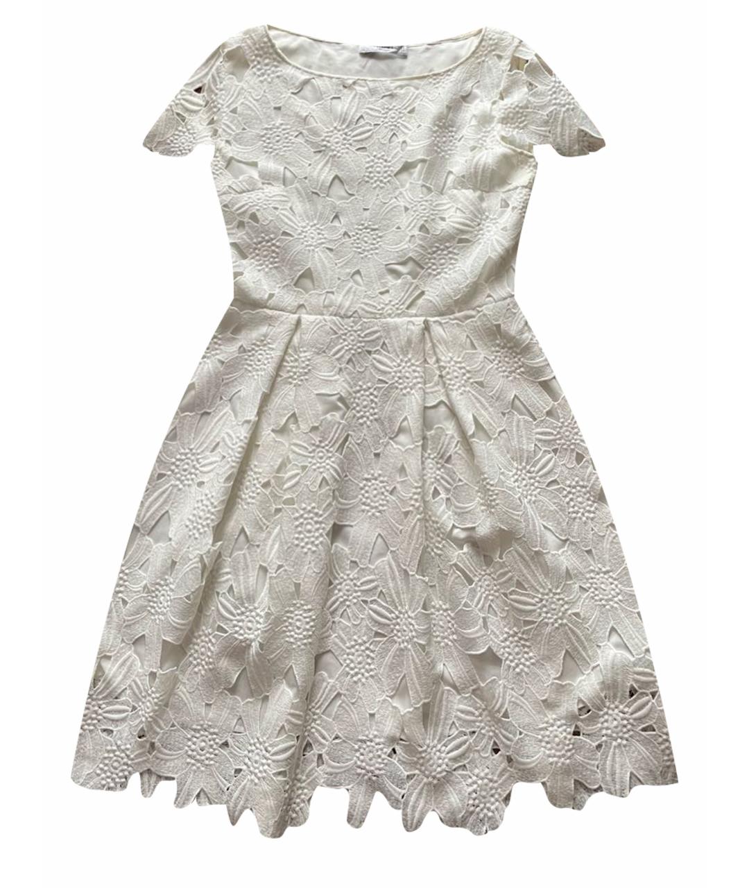 BLUGIRL Белое полиэстеровое коктейльное платье, фото 1