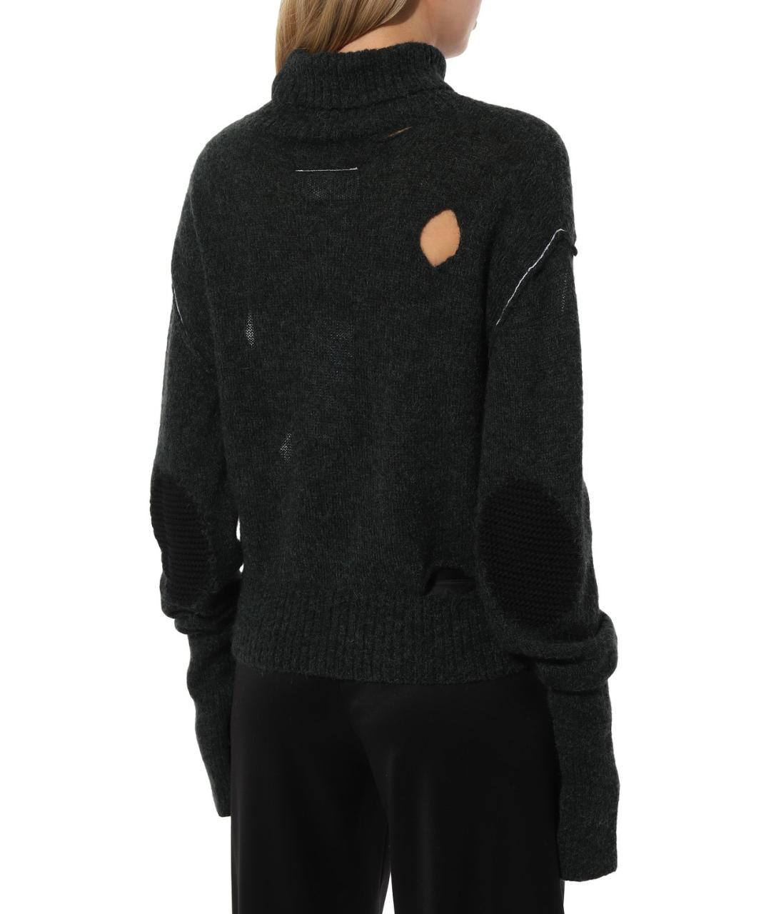 MM6 MAISON MARGIELA Черный джемпер / свитер, фото 3