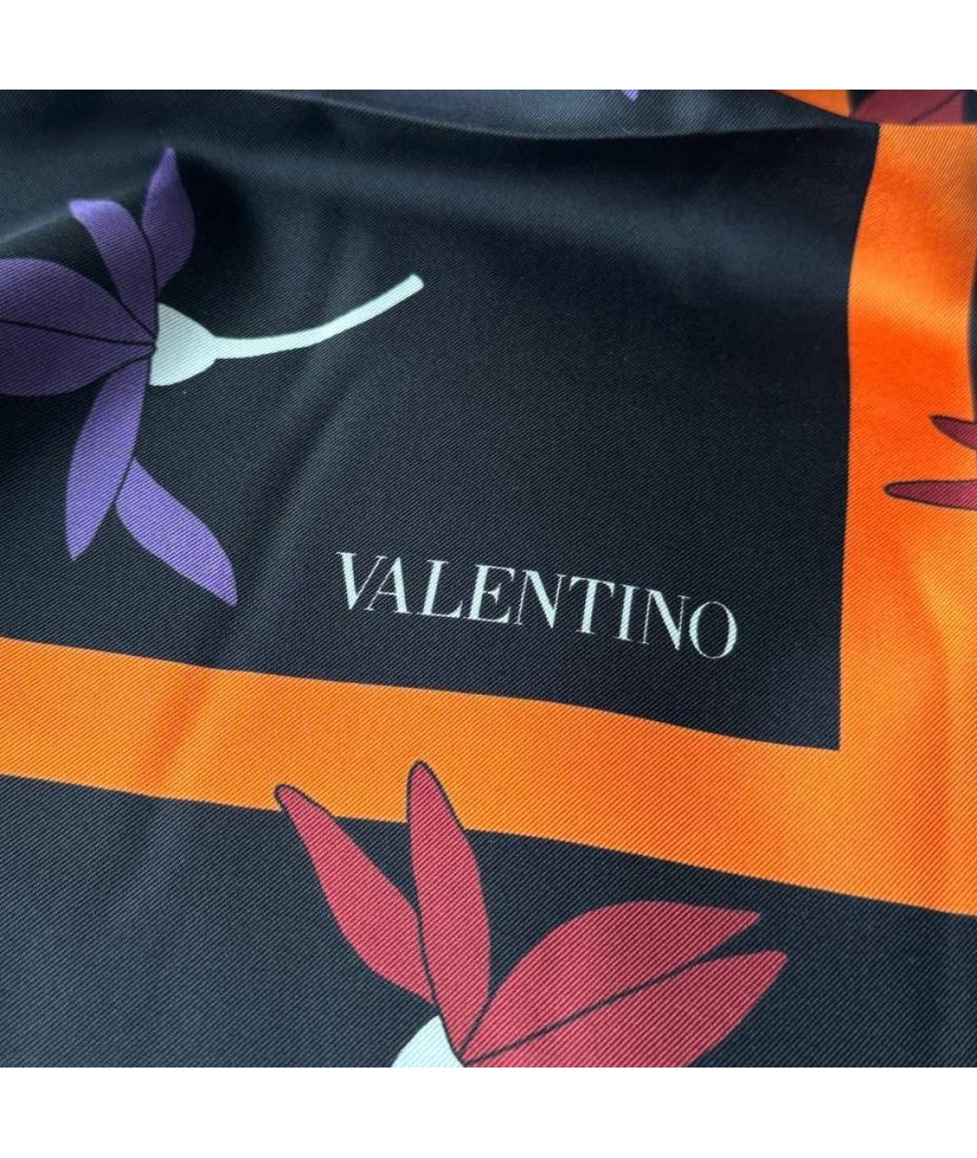 VALENTINO Мульти шелковый платок, фото 4