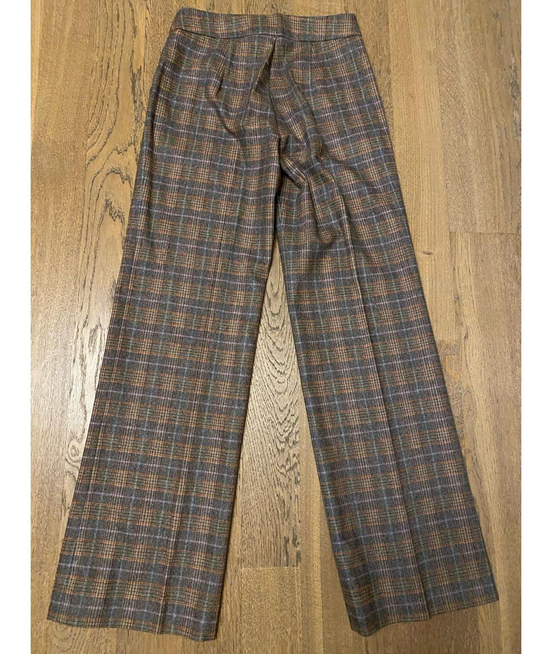 ETRO Мульти шерстяные прямые брюки, фото 2