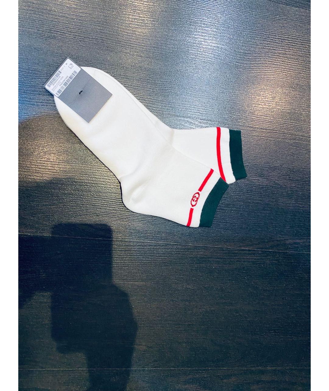GUCCI Белые носки, чулки и колготы, фото 4