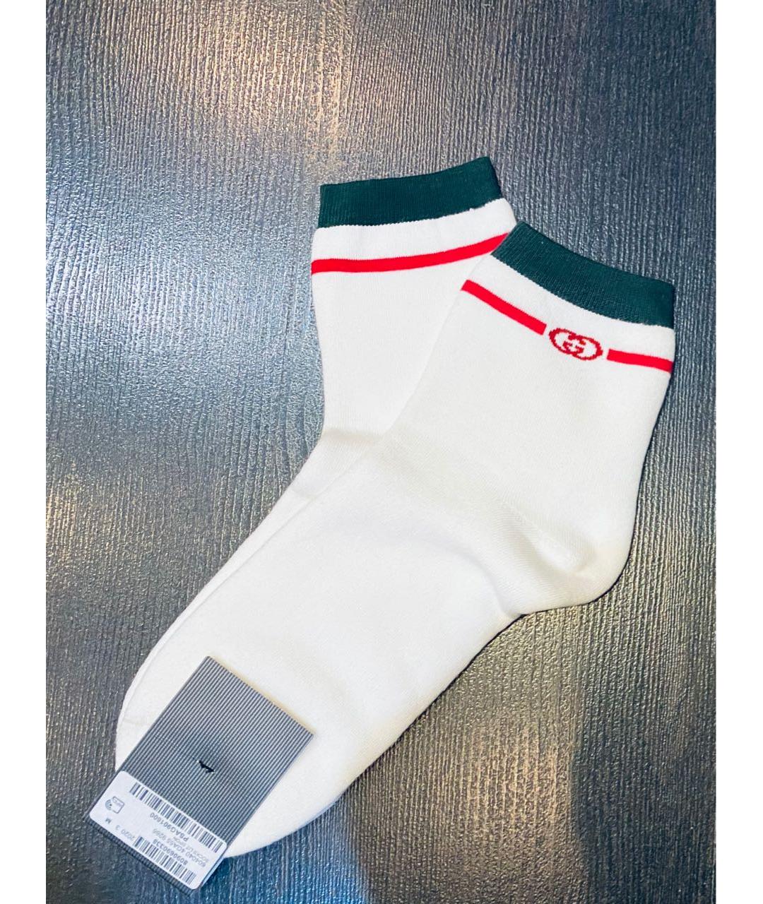GUCCI Белые носки, чулки и колготы, фото 5