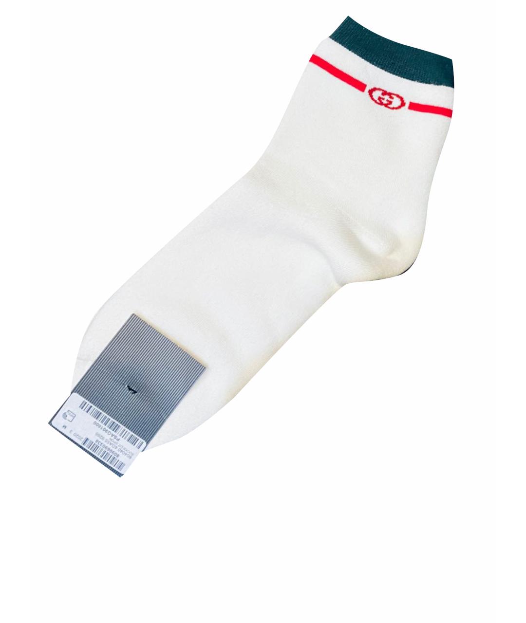 GUCCI Белые носки, чулки и колготы, фото 1