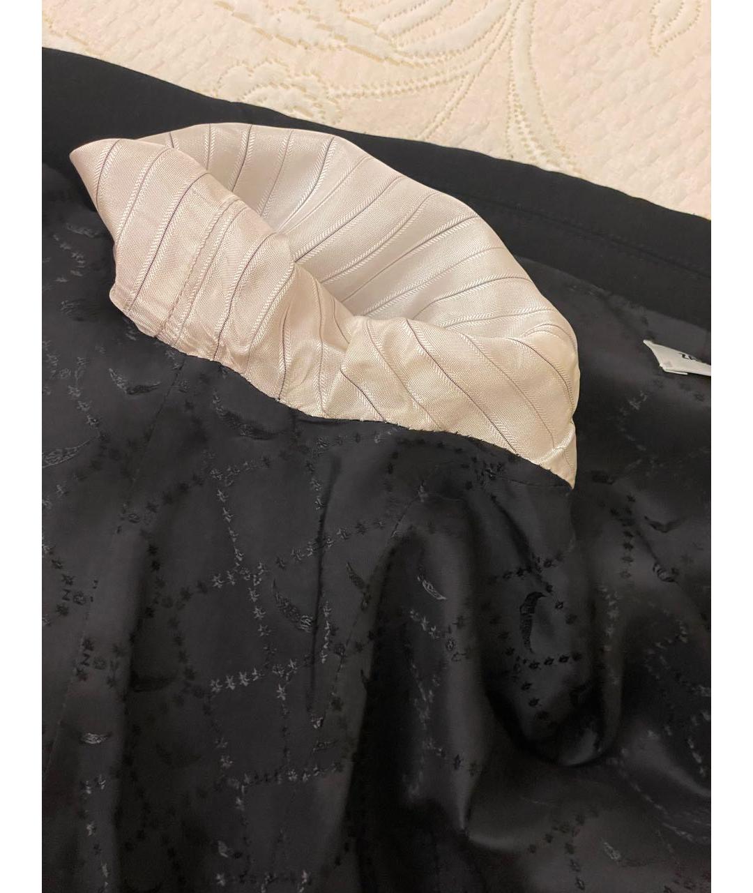 ZADIG & VOLTAIRE Черный полиэстеровый жакет/пиджак, фото 7