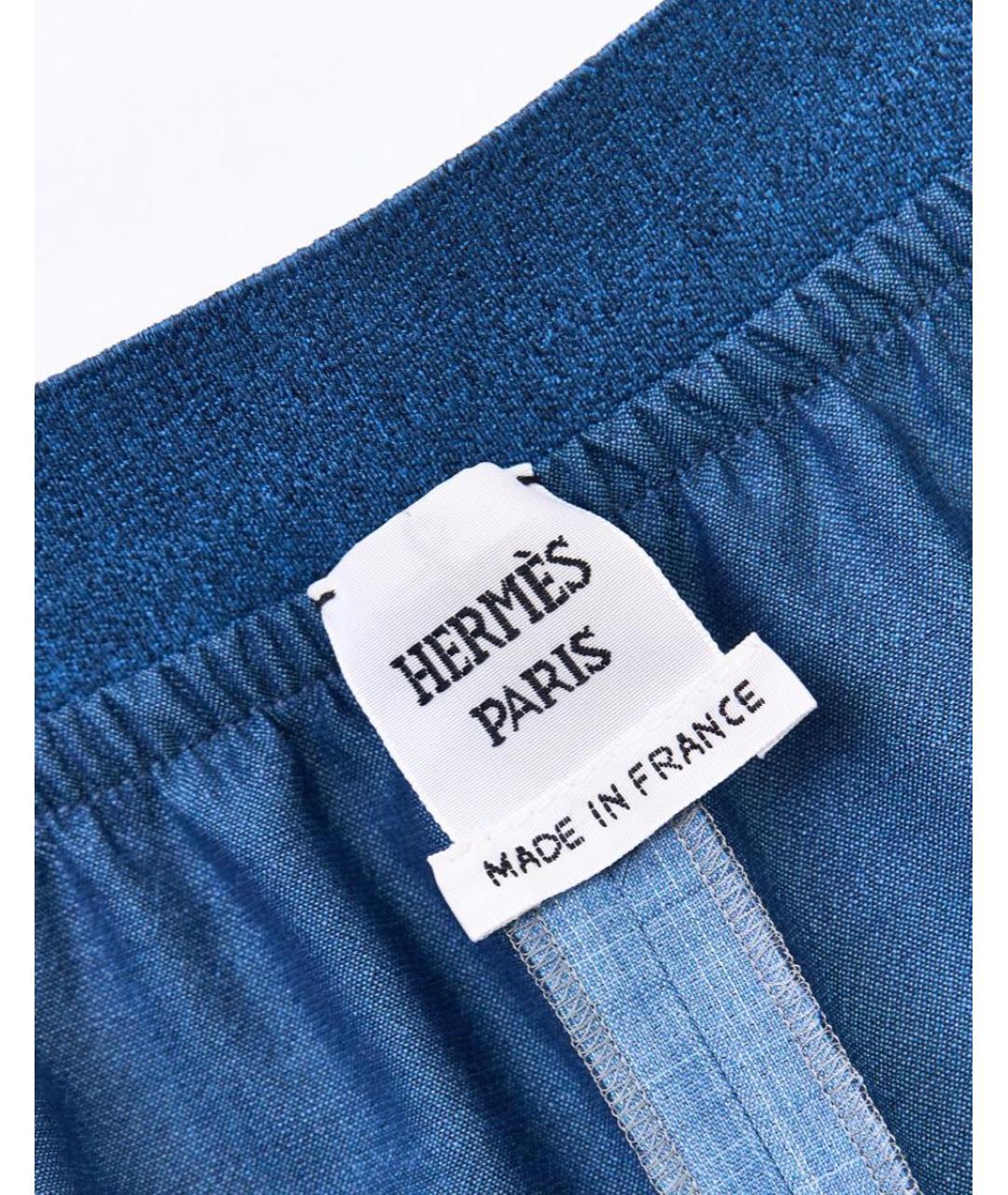 HERMES PRE-OWNED Голубой костюм с брюками, фото 8