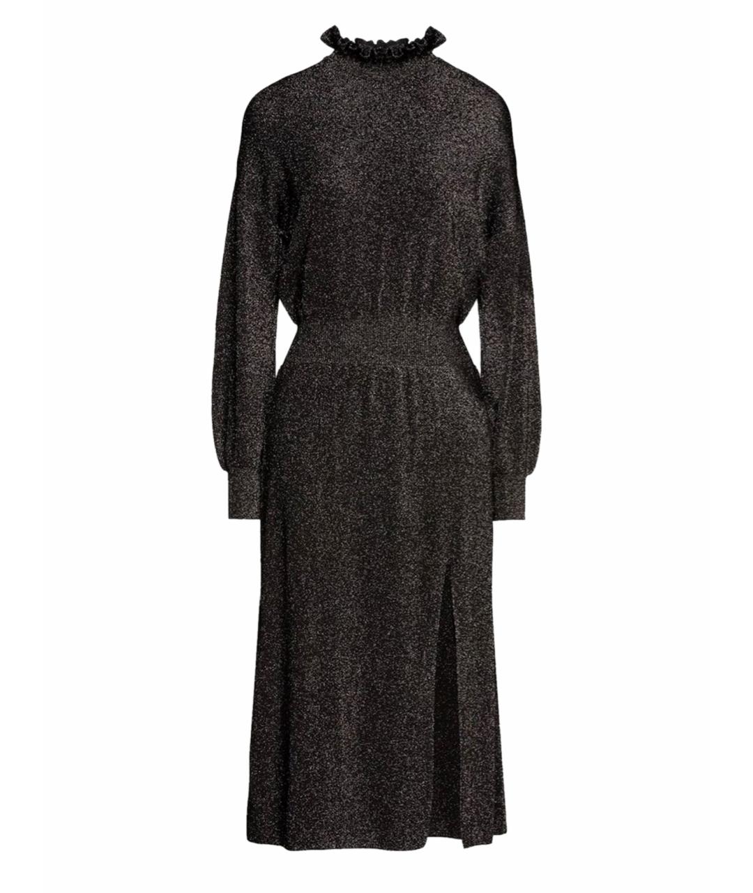 Claudie Pierlot Черное синтетическое платье, фото 1