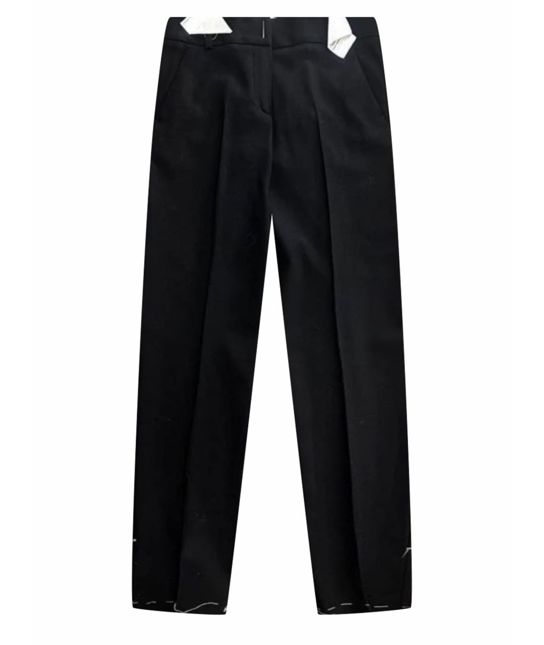 SPORTMAX Черные прямые брюки, фото 1