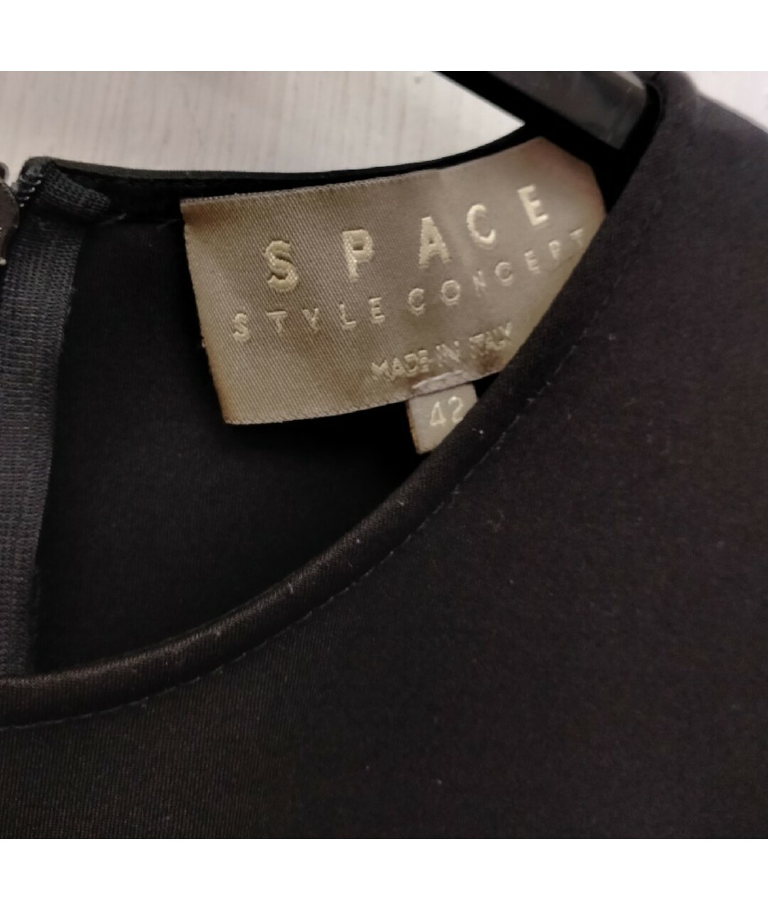SPACE COLLECTION Черное повседневное платье, фото 4
