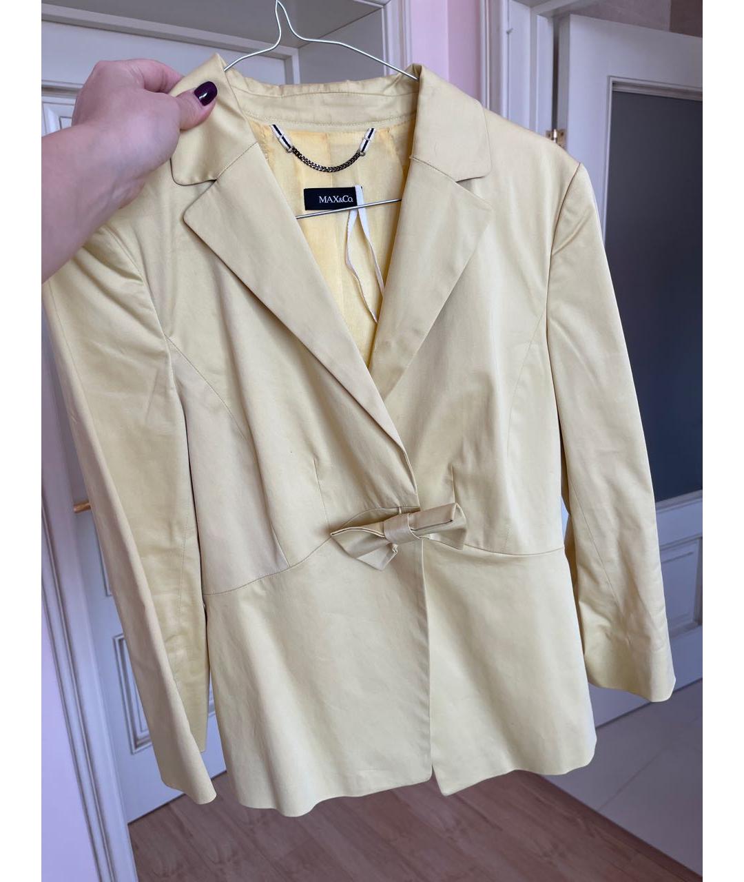MAX&CO Желтый жакет/пиджак, фото 3